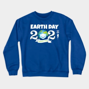 Love Earth - Hipster, Tattoo Earth Heart , Earth Day Crewneck Sweatshirt